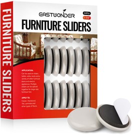 Upgraded Furniture Sliders for Carpet 1-1/4" 24 PCS