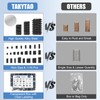 1145PCS 25 Sizes Metric & SAE Set Screw Assortment Kit,12.9
