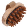 Beavorty 2pcs Wooden Scalp Massager Brush Handheld Acupoint Massage Tool