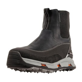 Korkers Women's Alpine Chelsea w/TrailTrac Sole Snow Boot, Black, 8