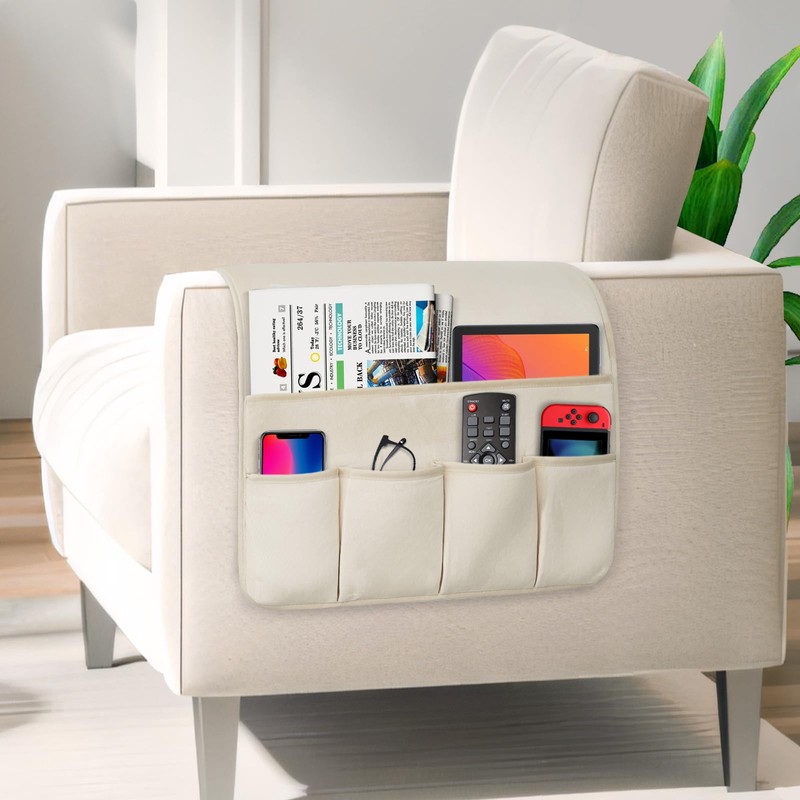 WETRBWEH Remote Control Holder for Armchair，Couch Caddy Organizer TV Remote