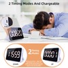 Rechargeable Digital Kitchen Timer for Cooking, Magnetic Timers with Countdown/up,