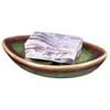 LungMongKol Shop Ceramic Soap Dish with Self Draining Tray for