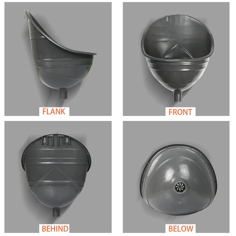Waterless Urinal Garage Urinal for Men Plastic Urinals for Men,