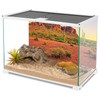 AWERT 48x24 inches Reptile Habitat Background Sky Oasis Mountain Cactus