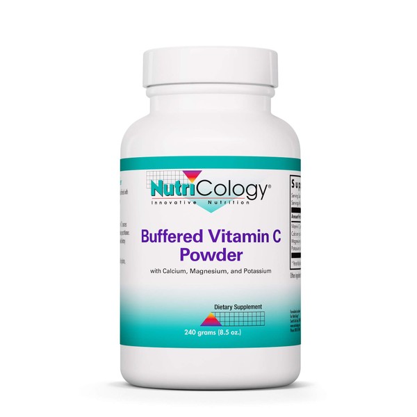 Nutricology Buffered Vitamin C Powder - Calcium, Magnesium, Potassium - 240 Grams (8.5 oz)