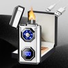 TIKIUKI Electric Lighter,Type-C Arc Lighters Rechargeable,Windproof Lighter,Plasma Lighters Rechargeable with