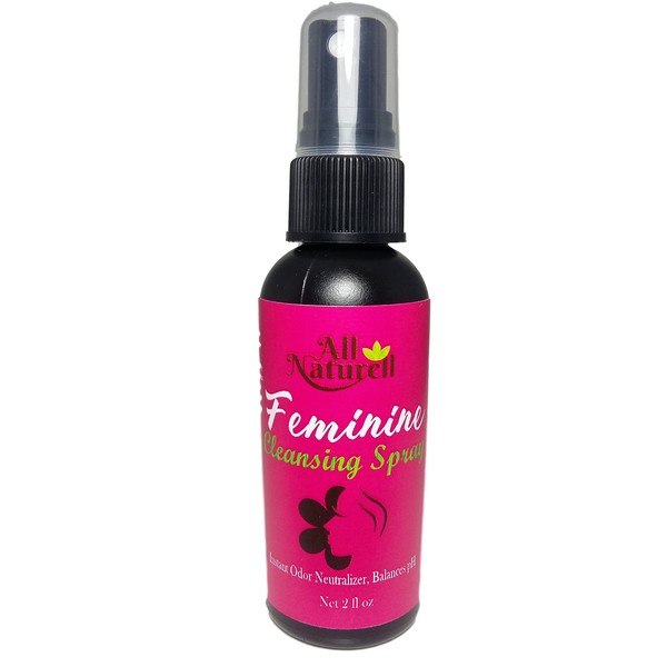 All Natural"On The Go" Feminine Hygiene Spray | Instant Odor Neutralizer | Relief from Yeast Infection & BV | Paraben and Fragrance Free (2 oz)