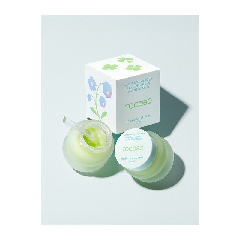 Tocobo [Exfoliating Item] Mint Cooling Lip Mask / [각질삭제템]민트 쿨링