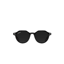 DeFranklin Ultra Light S Round Sunglasses, UV Protection, Black/Black, Men's, Women's, Round
