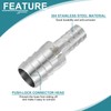 sourcing map 1" to 5/8" Hose Barb Reducer Pipe Fitting,