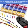 TICONN 600 PCS Butt Splice Crimp Connectors Insulated Electrical Straight