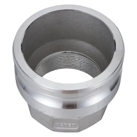 Aluminum Type AR Camlock Fitting, 4" Male Camlock x 3" Female NPT Thread