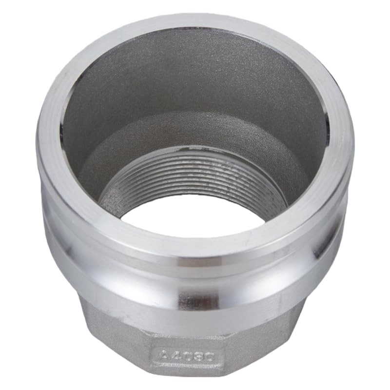 Aluminum Type AR Camlock Fitting, 4" Male Camlock x 3"
