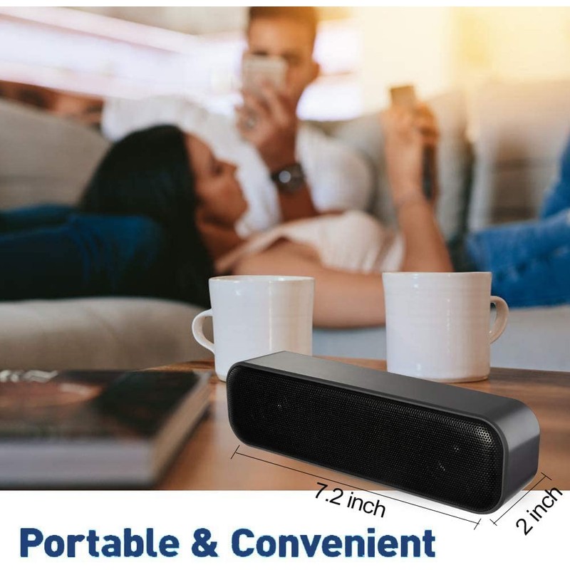 NOMOY USB Computer Speaker,Mini Portable Soundbar with 3D Surround Stereo,USB