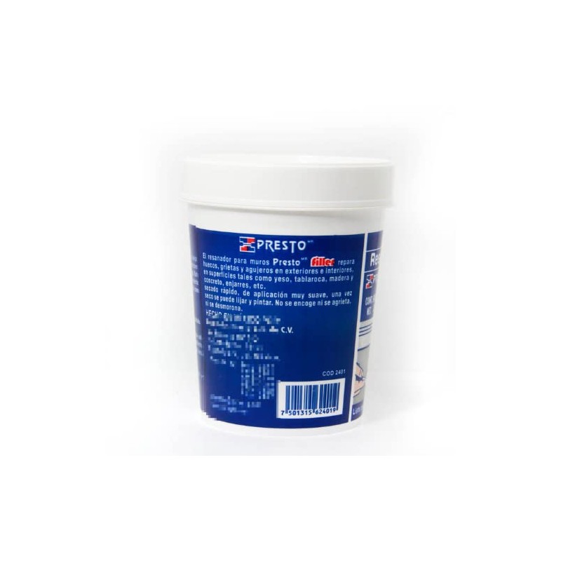 RESANADOR PARA MURO GRIETA BLANCA PRESTO FILLER (946 ml)