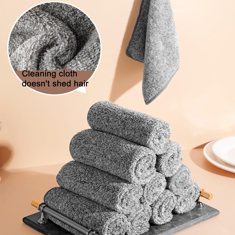 Microfibre Cloth, Microfibre Cleaning Cloths Multifunctional Reusable Cleaning Cloths Dish