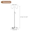 sourcing map Purse Display Stand 1Pack Adjustable Tabletop Double Hook