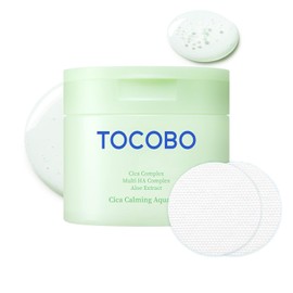 TOCOBO Cica Calming Aqua Pad 60 Pzs Almohadillas Faciales Calmantes e Hidratantes con Aloe
