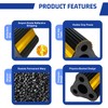YATOINTO Heavy-Duty Wheel Chocks, Rubber Wheel Block 2pcs