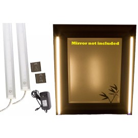 LEDUPDATES 2pcs Vanity MIRROR LED LIGHT Warm white SET + TOUCH Dimmer & UL POWER