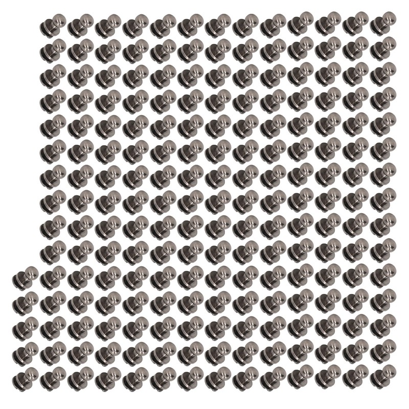 200 Sets Monk Rivet High Gloss 8x6mm Exquisite Workmanship Leather