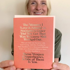 6-Pack Elizabeth Gilbert for Emily McDowell & Friends The Women I Love and Admire Cards (Set of 6)