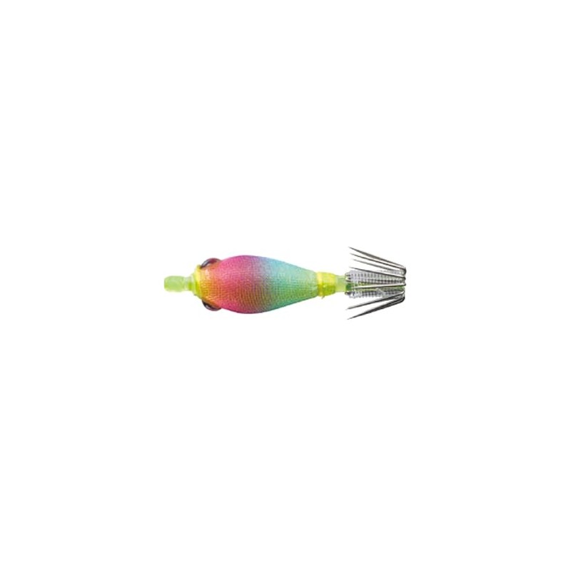 YAMASHITA Breast Squid Jig 3.8-1 UV G2 Green/Rainbow