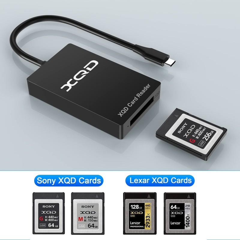 USB C XQD Card Reader, 5Gbps Type C XQD Memory