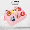 Kids Single Shoulder Camera Bag DIY Cartoon Decors Shock Absorbing