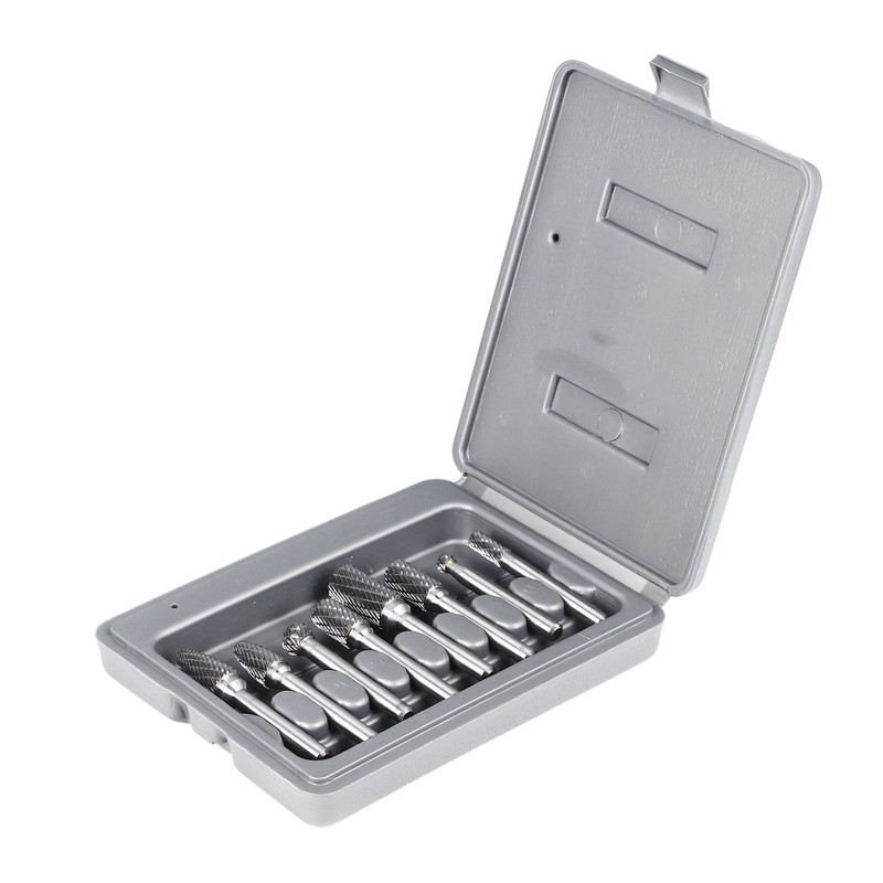 8PCS Set Stone Carving Set Tungsten Steel Rotary Polishing Rotary