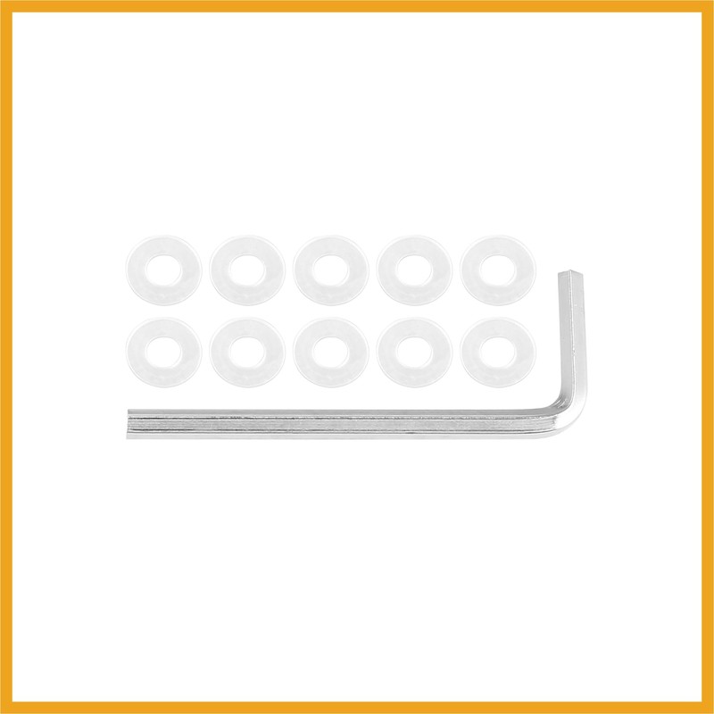 Partuto 10pcs M5 Motorcycle Fairing Windscreen Screw Bolt Titanium Tone