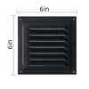2pcs Attic Vent Soffit Vent Aluminum Wall Vent Metal Shed