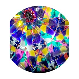 Star Magic Glitter Wand Kaleidoscope 6 Inches - ONE, Randomly Selected Color Kaleidoscope, in Gift Box