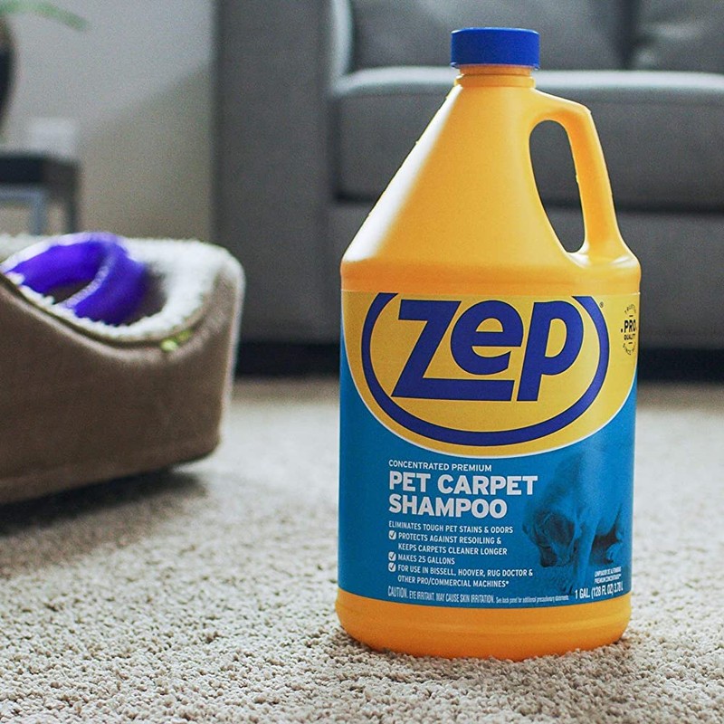 ZEP INC Carpet Shampoo, clear, 128 fl oz (Pack of