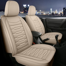 Deluxe Car 5-Seat Covers For Volvo XC90 2003-2014 Faux Leather Protector Pad