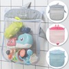 Baby Bathroom Character Organizer Mesh Blue Bear 4ea