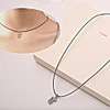 BHAHAI 30 PCS Black Necklace Cord with Lobster Clasp Waxed