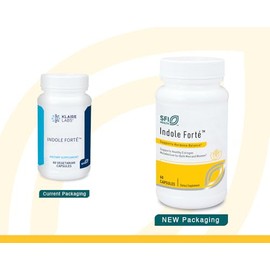 Klaire Labs Klaire Labs Indole Forte - Diindolylmethane (DIM) & Indole-3-Carbinol Detox Support for Men & Women, Formula with Compounds Found in Broccoli & Cabbage (60 Capsules)