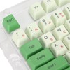 Keyboard Keycaps 108 Keys Matcha Green Theme PBT Material OEM