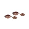 Rossi Rosa Copper Pots Set 2 Pieces, Multi-Colour, One Size