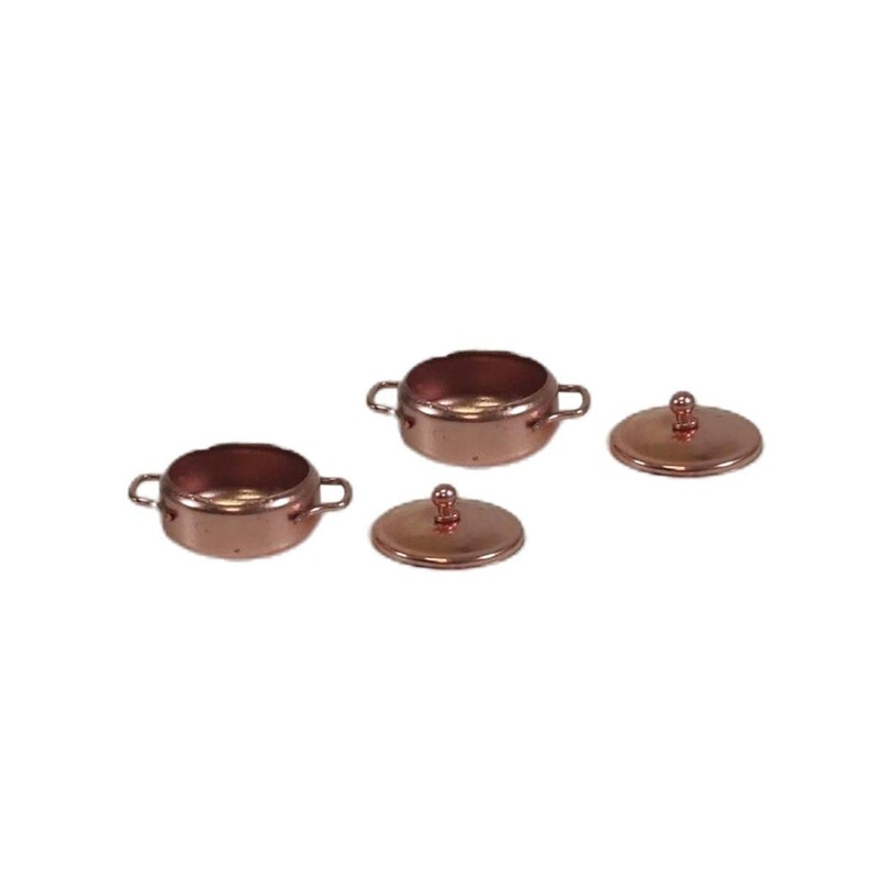 Rossi Rosa Copper Pots Set 2 Pieces, Multi-Colour, One Size