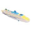 Kids Cruise Ship Model Sound Effects LED Light Universal Rotation