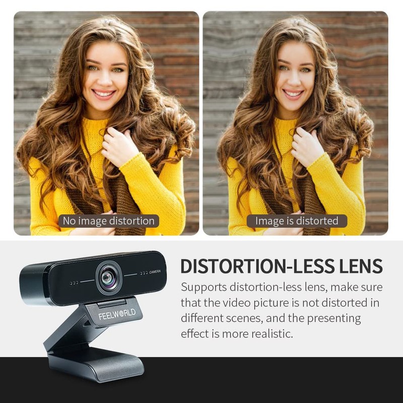 FEELWORLD WV207 Webcam for Live Streaming, Streamcam Vertical Video 1080p
