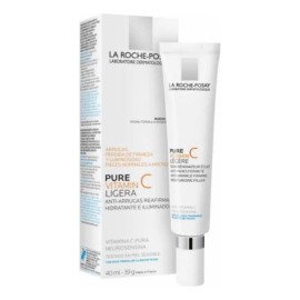 Crema Light Roche Posay Pure Vitamin Día Noche Piel Normal Mixta 40ml 39g Años