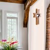 Kaltner Präsente Gift Idea - Wall Cross Real Beech Wood