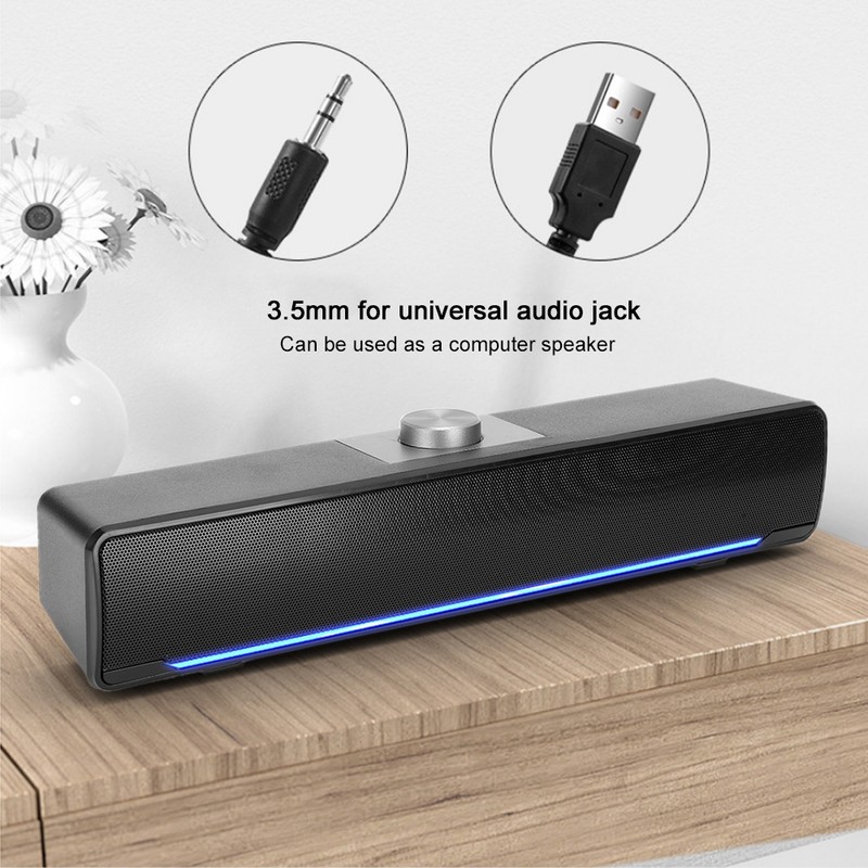 Speaker Desktop Notebook Multimedia Mini Speaker 3W 2.0 Channel Computer