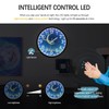 JoFomp Glow in The Dark Wall Clocks Battery Operated, 12