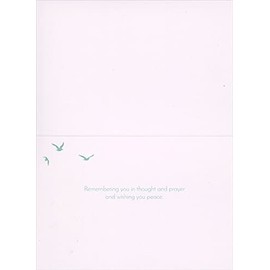 Pictura USA Beach with Splashing Water Droplets Sympathy Card