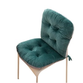 Gujuja Seat Cushions for Long Sitting Office Chair Cushion with Back Support Lazy Sofa Bedroom Chair Integrated Pad